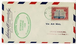 USA 1929 event cover Florence AZ airport dedication