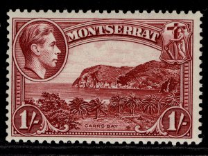 MONTSERRAT GVI SG108, 1s lake, M MINT. Cat £29. PERF 13