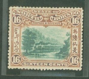 North Borneo #121v  Single