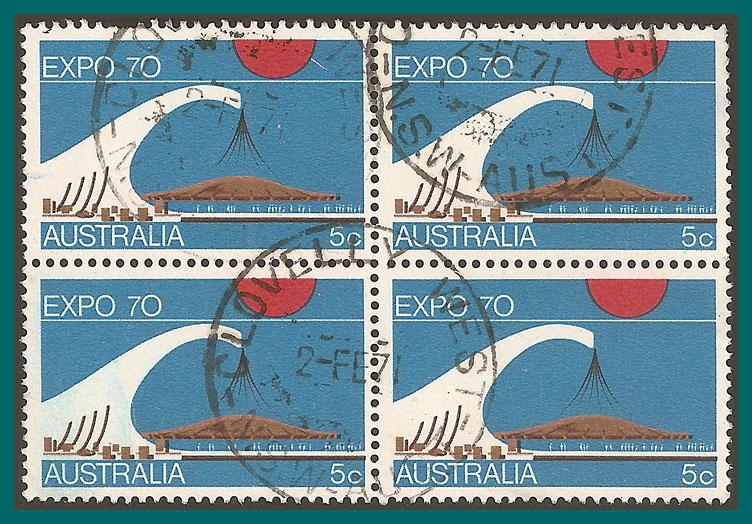 Australia 1970 Expo, used  472,SG454