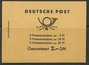 Germany DDR mint booklet #330c, 477b, 333a