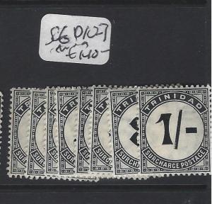 TRINIDAD (P2005B) POSTAGE DUE    SET   SG D10-17   MOG 