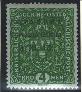 Austria Sc#N16 MVLH - collectors mark reverse