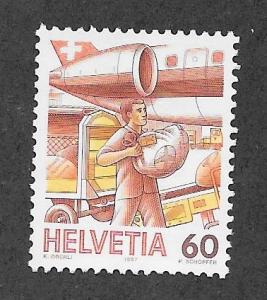 Switzerland #787 60c  Loading airmail (MNH) CV$1.40