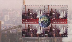 UN Geneva stamps 2008 ☀  Climate Change Shell Desert  booklet ☀ MNH **