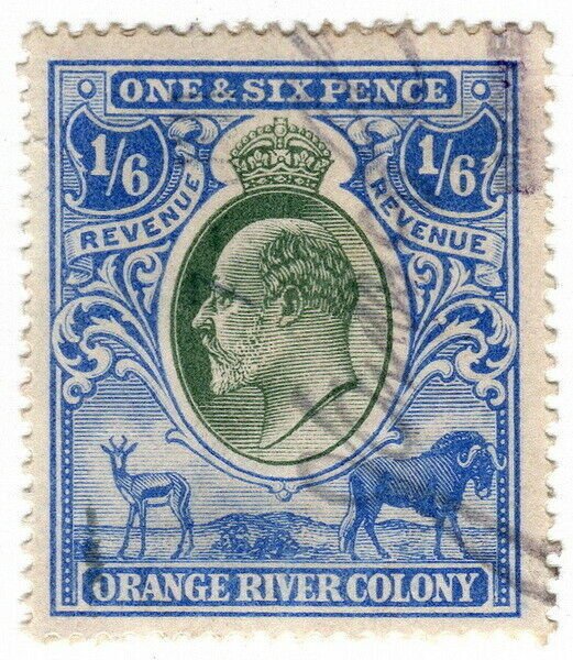 (I.B) Orange River Colony Revenue : Duty Stamp 1/6d