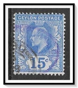 Ceylon #172 King Edward VII Used