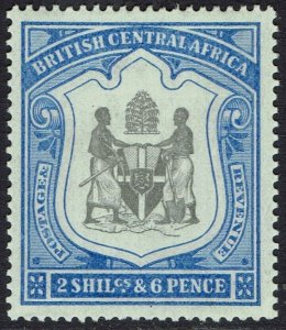 BRITISH CENTRAL AFRICA 1897 ARMS 2/6