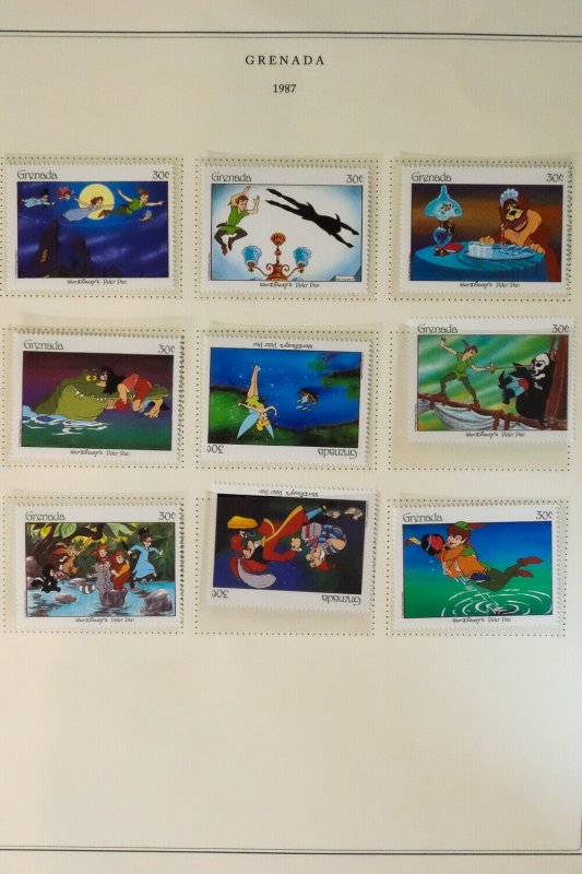 Grenada Mint NH 1980s Disney Stamp Collection