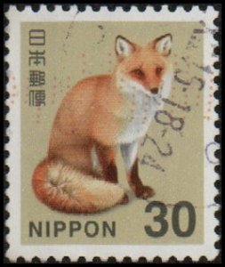 Japan 3793 - Used - 30y Red Fox (2015) (cv $0.55) (2)