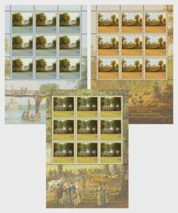 Liechtenstein 2022 MNH Mini Sheet Stamps Castles and Palaces Art Paintings Parks