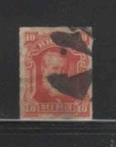 BRAZIL #68 1878 10r DON PEDRO F-VF USED IMPERF a
