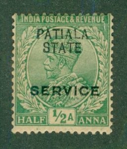 INDIA PATIALA O30 MH BIN $0.50