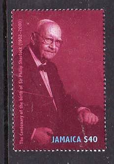 Jamaica-Sc#959-Unused NH set-Sir Philip Sherlock-2000-