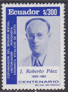 Ecuador Sc #1305 Mint Hinged