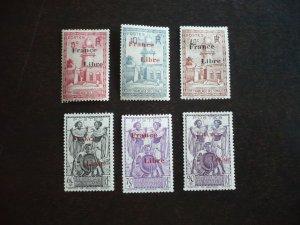 Stamps - Somali Coast-Scott#197,198,204,207-210-Mint Hinged Part Set of 6 Stamps