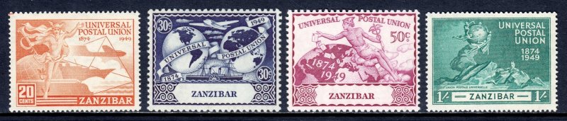 Zanzibar - Scott #226-229 - MNH - Minor gum glazing, gum bump #226 - SCV $6.25