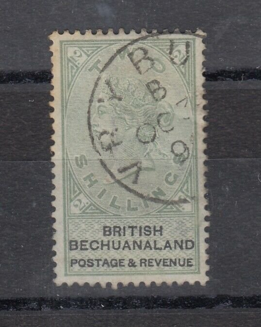 Bechuanaland QV 1888 2/- Green Black SG16 VFU CDS J9660