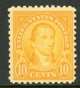 USA 1923 Fourth Bureau 10¢ Monroe Perf 11 Scott 562 Mint G213