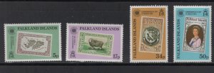 Falkland Islands  #371-74   (1983 Commonwealth Day set) VFMNH CV $2.30