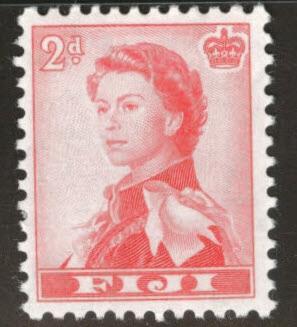 FIJI Scott 177 MH* 1965 QE2 2p stamp