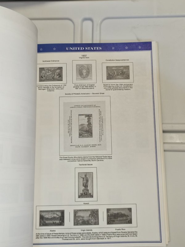 CWS U.S. Presidents Stamp Album 1847-1989 NOS W/BOB