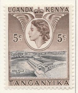 KENYA UGANDA AND TANGANYIKA 1954-59 5cMH* Stamp A30P4F40639-