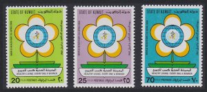 Kuwait World Health Day 3v 1986 MNH SC#1010-1012 SG#1103-1105