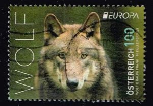 Austria 2021,Sc.#2925 used Europa C.E.P.T. Wolf