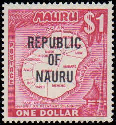 Nauru #72-85, Complete Set(14), 1968, Never Hinged