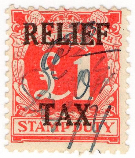 (I.B) Australia - NSW Revenue : Relief Tax £1