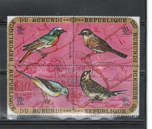 BURUNDI(exBELG.CONGO)1970BIRDS P.A. #C135 CTO but MNH