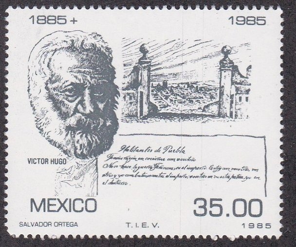 Mexico # 1381, Victor Hugo, NH