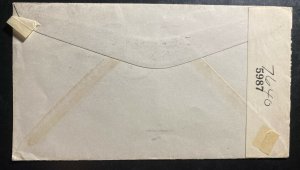 1942 Sedalia MD USA Censored Cover To Red Cross Geneva Switzerland Postage Due