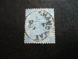 Stamps - Hong Kong (Shanghai) - Scott# 40 - Used Part Set of 1 Stamp