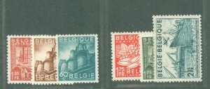 Belgium #374-379 Unused