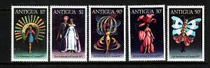 Antigua-Sc#472-6-unused hinged set-id2-Summer carnival-1977-