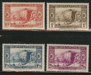 ALGERIA Scott 113-116 MH* Constantine set 1937 CV$11.65