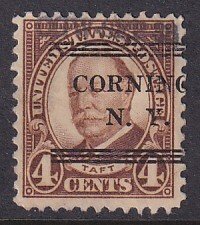 United States (1930) Sc 685 used, precancel Corning NY