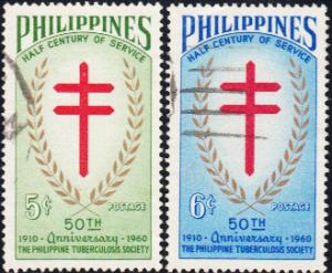 Philippines #819-820 Used 