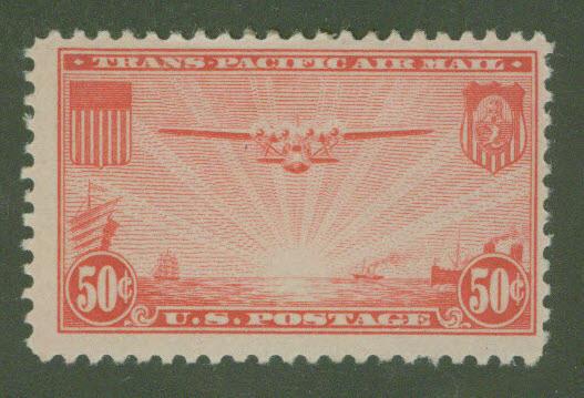 USA Scott c22 China Clipper Aircraft 1937 CV $11