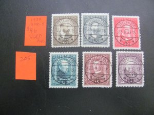 AUSTRIA 1932 USED SC B100-5 SET  XF $96 (205)