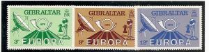 Gibraltar  382-84 MNH 1979 European Telecommunications Sy...