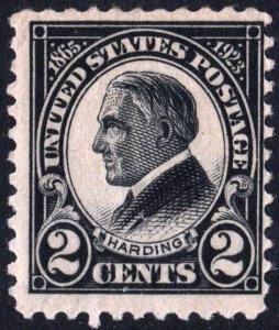 SC#610 2¢ Harding Single (1923) MNH