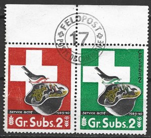 COLLECTION LOT 7760 GERMANY FIELDPOST IN FRANCE PAIR