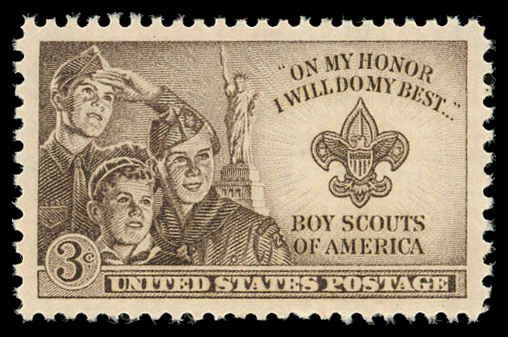 US Sc 995 XF/MNH - 1950 3¢ Boy Scouts - Very Well Centered! - P.O. Fresh