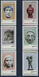 Albania MNH Sc 2100-05 Michel 2193-98 Archeology