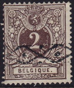 Belgium - 1888 - Scott #55 - used