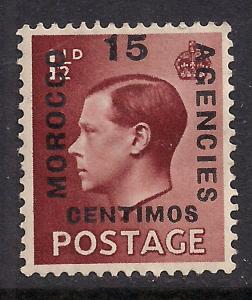 Morocco Agencies 1936 15 Centimos 1 1/2d MM SG 162.( B325 )