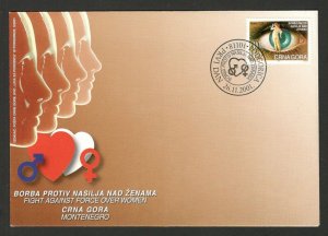 MONTENEGRO- FDC - STRUGGLE AGAINST VIOLENCE OVER WOMEN - 2001.